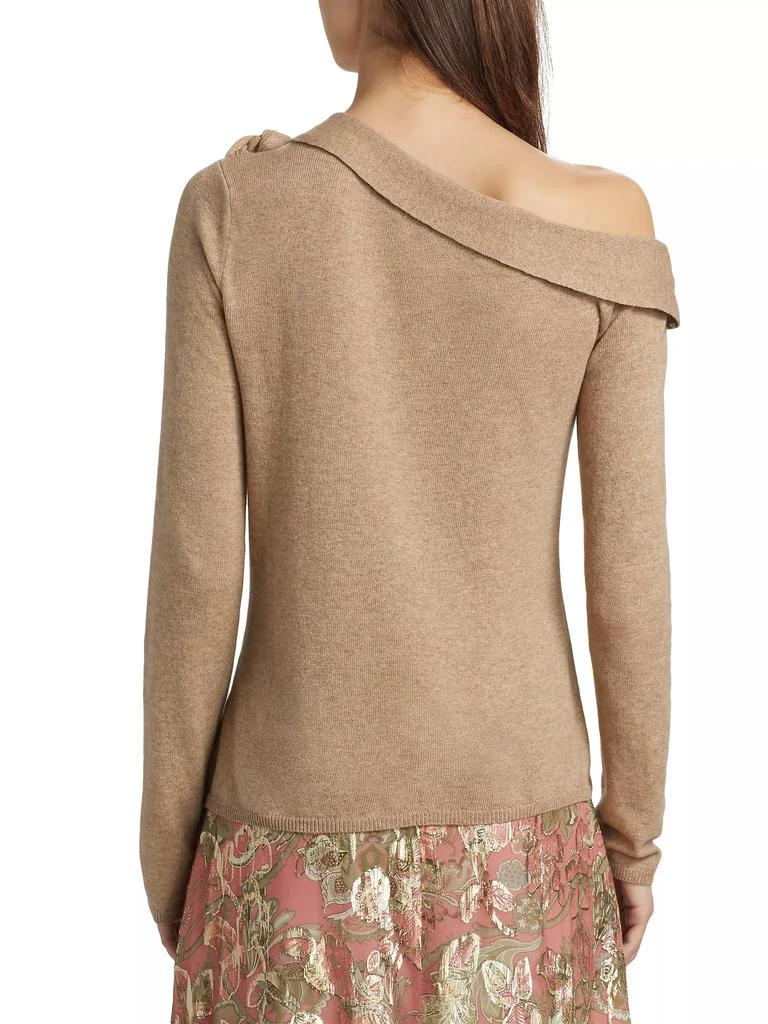 FIGUE Genevieve One-Shoulder Knit Sweater 5