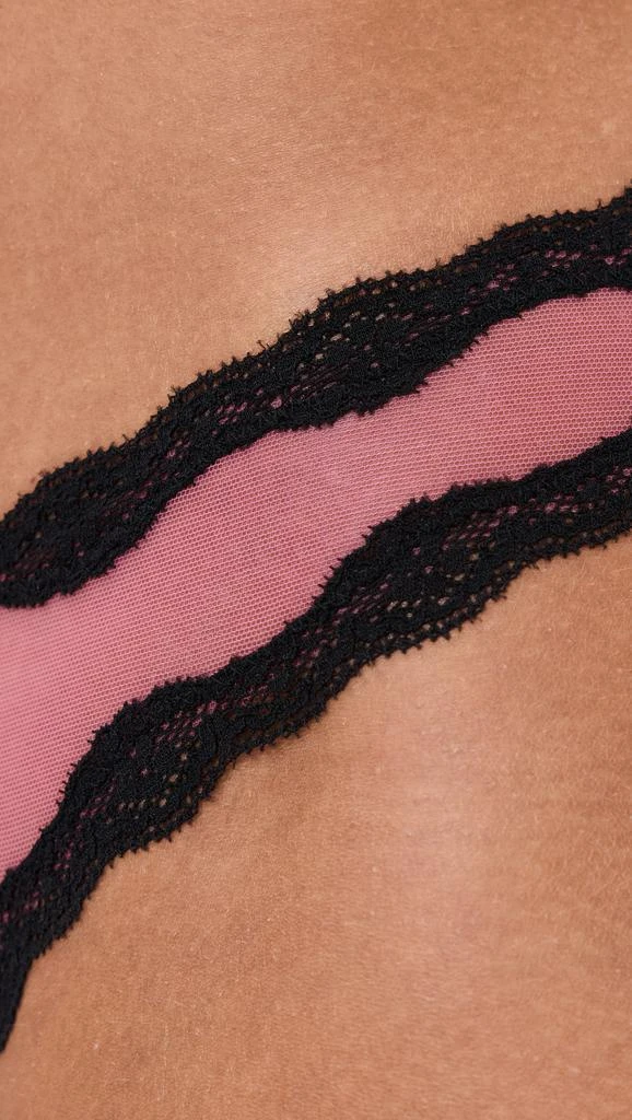 Fleur du Mal Sheer Tulle Thong 4