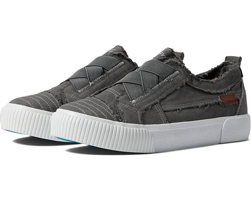 Blowfish Create Sneakers In Steel Gray