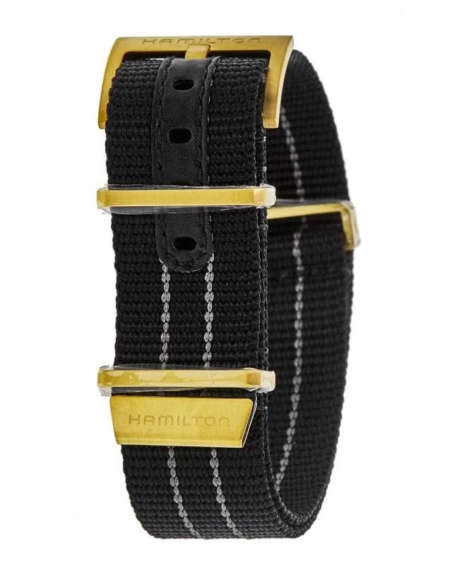 Hamilton Hamilton American Classic Pan Europ Auto Black Dial Leather Strap Men's Watch H35425730 2