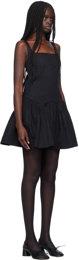 Sandy Liang Black Koss Minidress