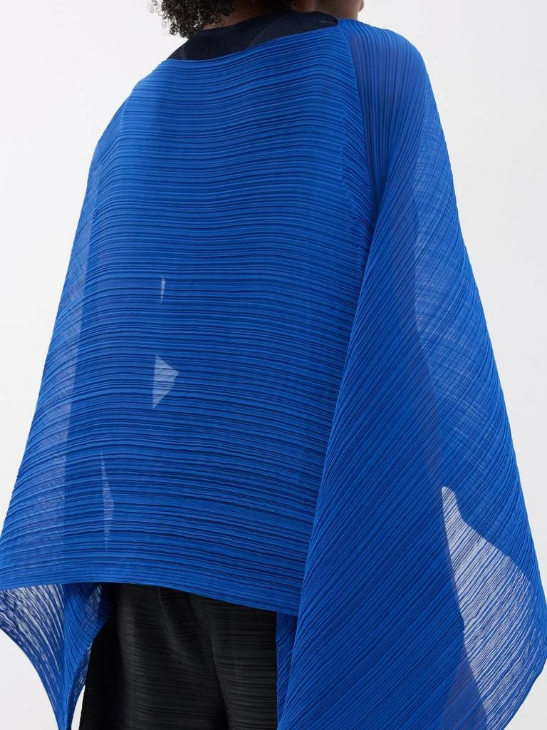 Pleats Please Madame technical-pleated multi-way scarf top 4