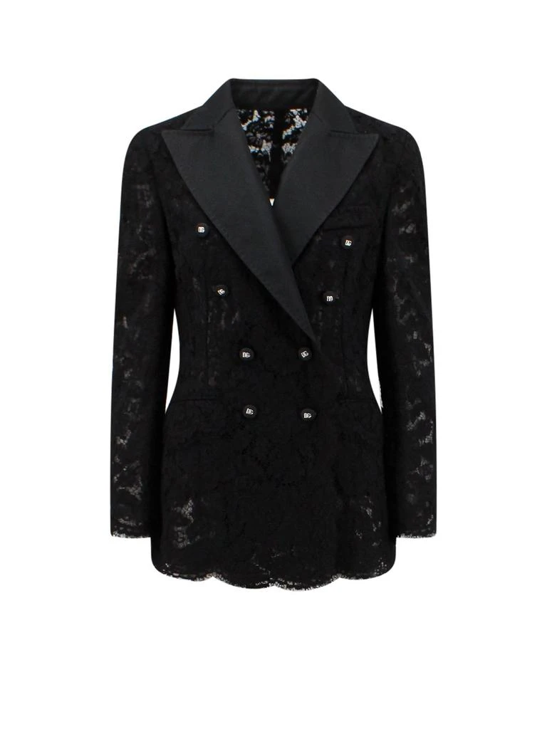 Dolce & Gabbana Dolce & Gabbana Double Breasted Lace Blazer 1