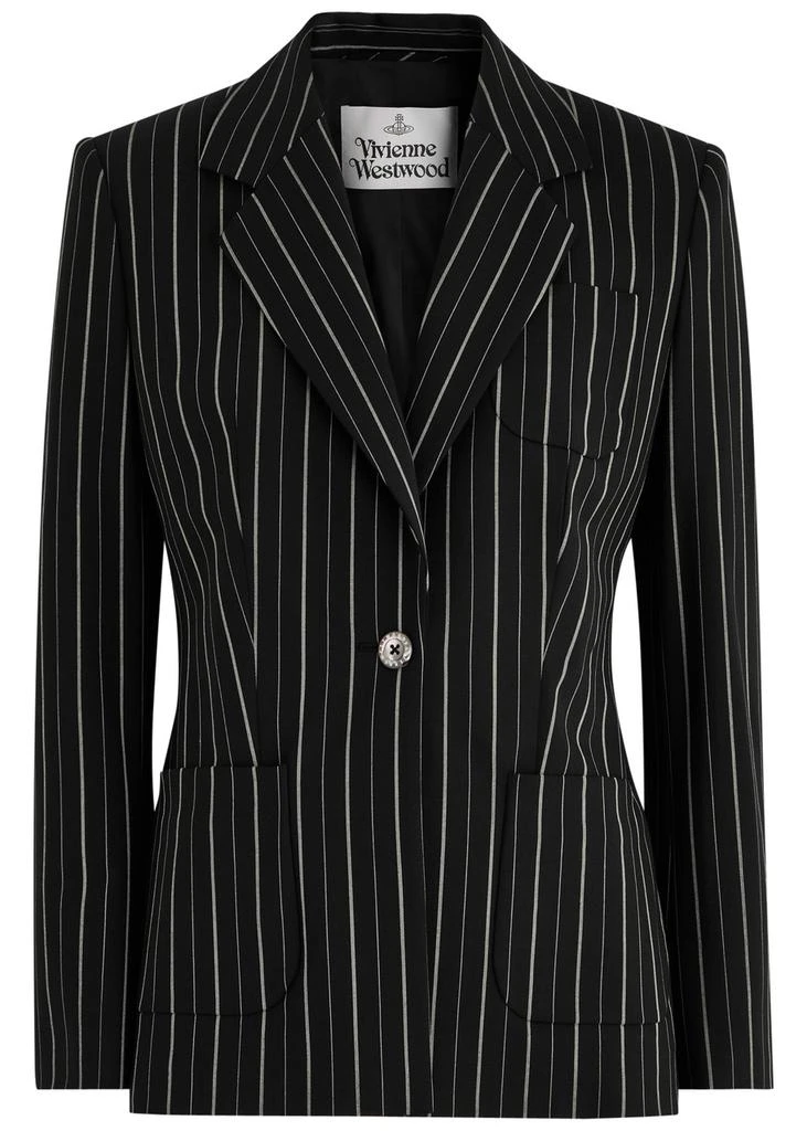 Vivienne Westwood Striped stretch-wool blazer 1