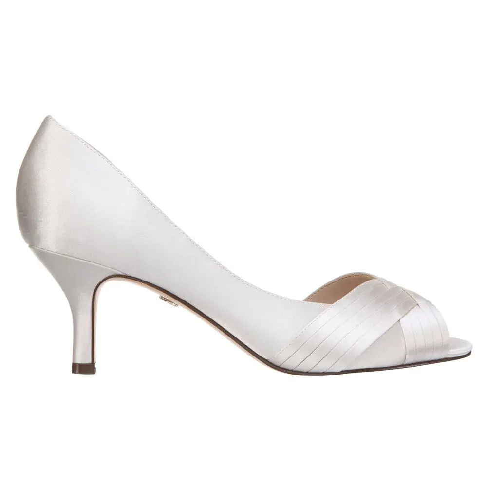 Nina Contesa Peep Toe Kitten Heel Pumps