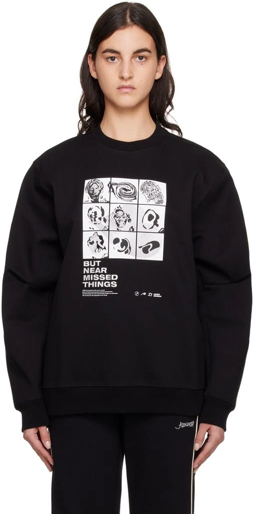 ADER error Black Topian Sweatshirt 1