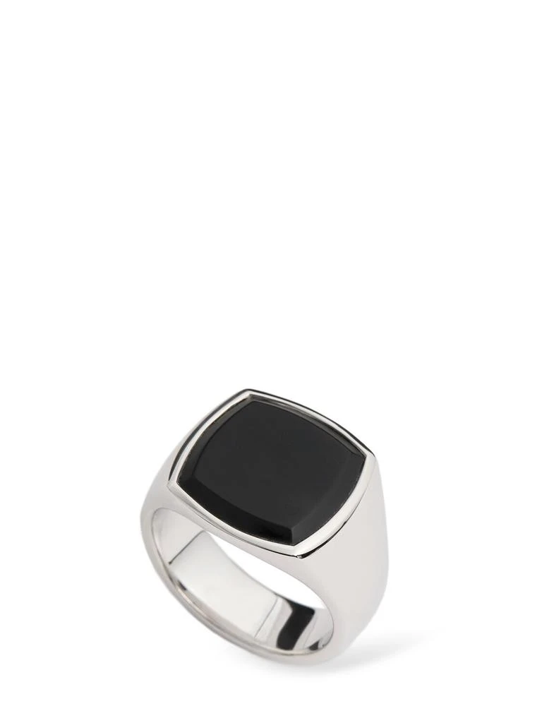 Tom Wood Cushion Black Onyx Ring 1