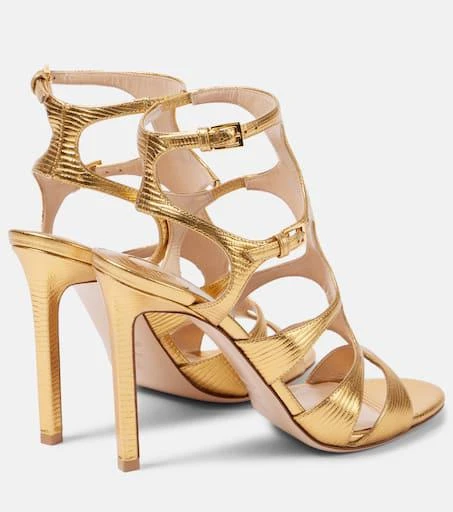 Tom Ford Paradis snake-effect leather sandals 2