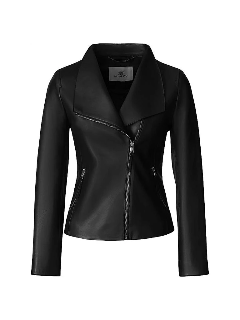 Soia
Kyo Catherine Leather Biker Jacket