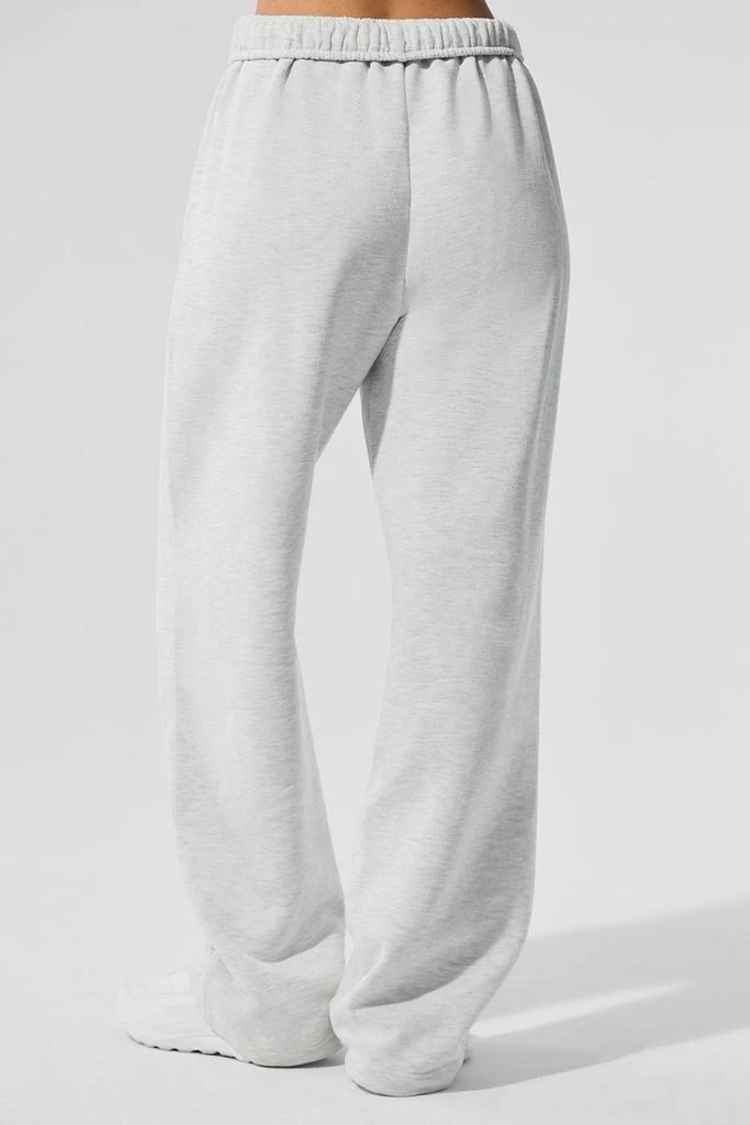 Alo Accolade Straight Leg Sweatpant - White Heather 2