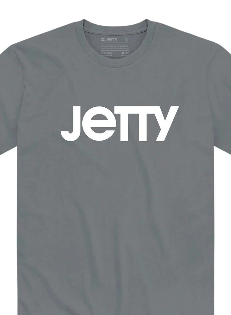 Jetty Men’S Logo Short Sleeve Tee In Storm 2