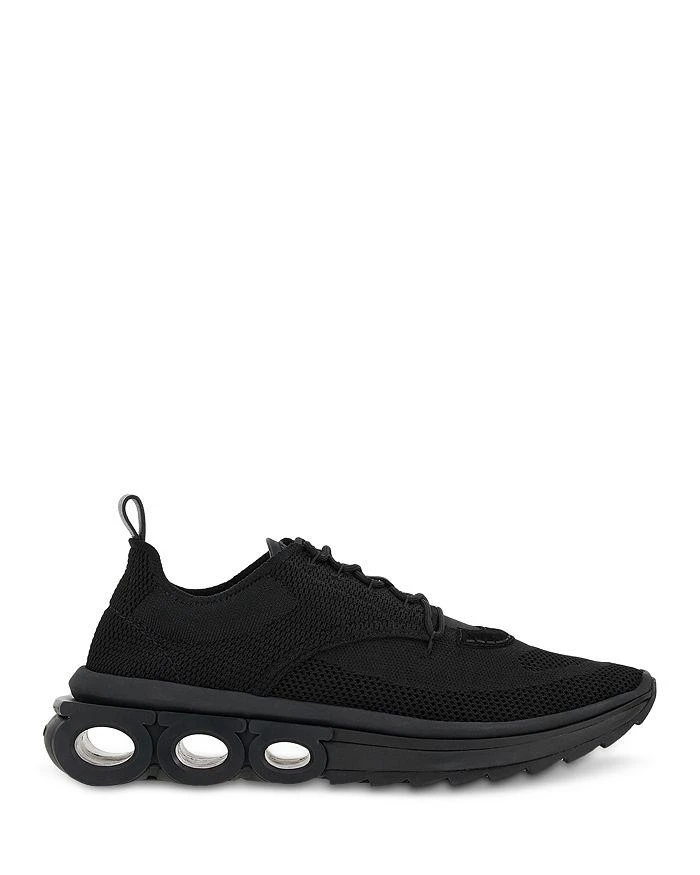 Salvatore Ferragamo Men's Nima Knit Lace Up Sneakers 1