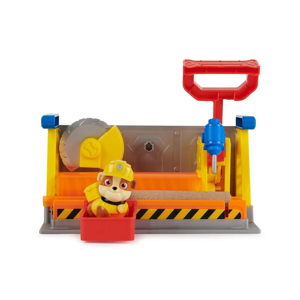 Rubble & Crew Rubble's Workshop Playset, Construction Toys with Kinetic Build-It Sand Rubble Action Figure 2