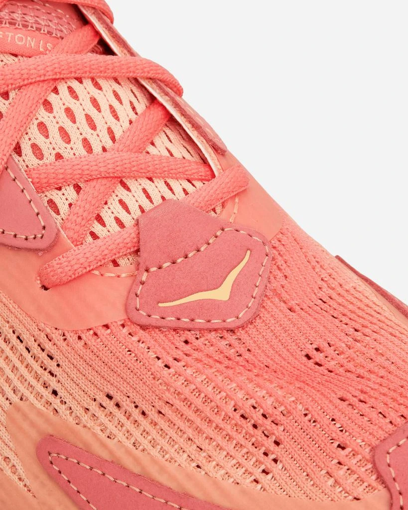 Hoka One One Vibrant Bloom Clifton LS Sneakers Cantaloupe / Electric Coral 6