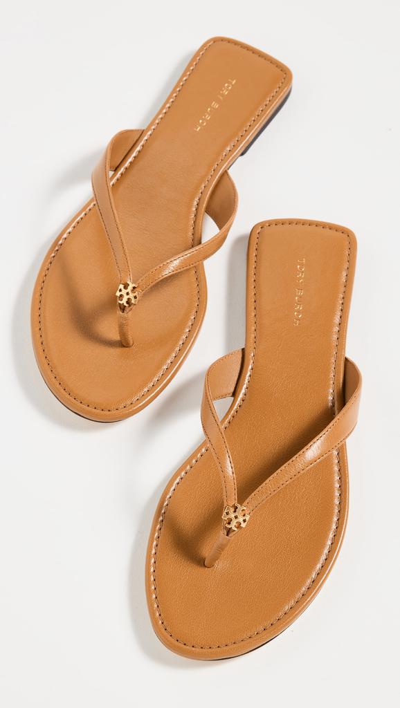 Tory Burch Leather Flip Flops