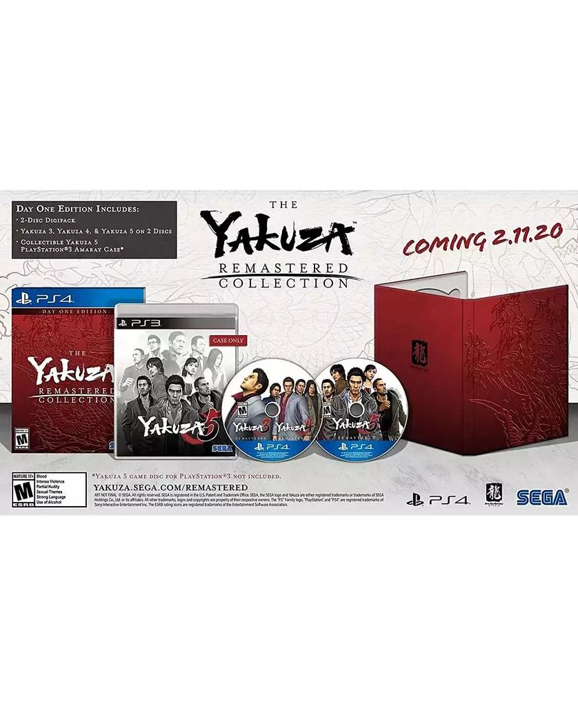 SEGA The Yakuza Remastered Collection [Day 1 Edition] - Playstation 4 2