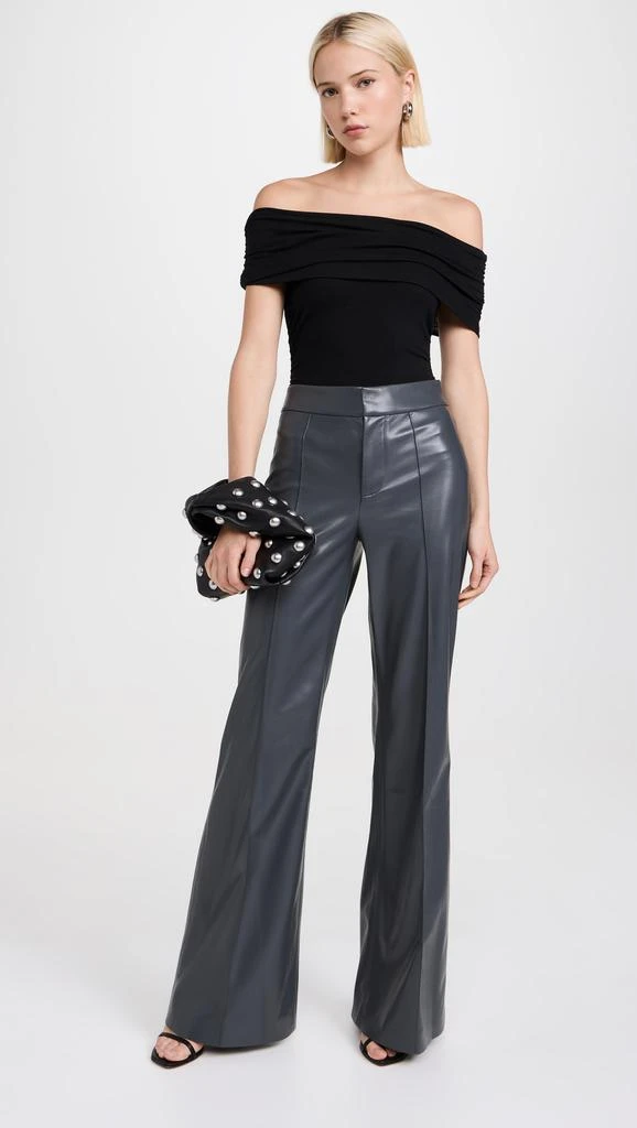 Alice + Olivia Dylan Vegan Leather Pants 4