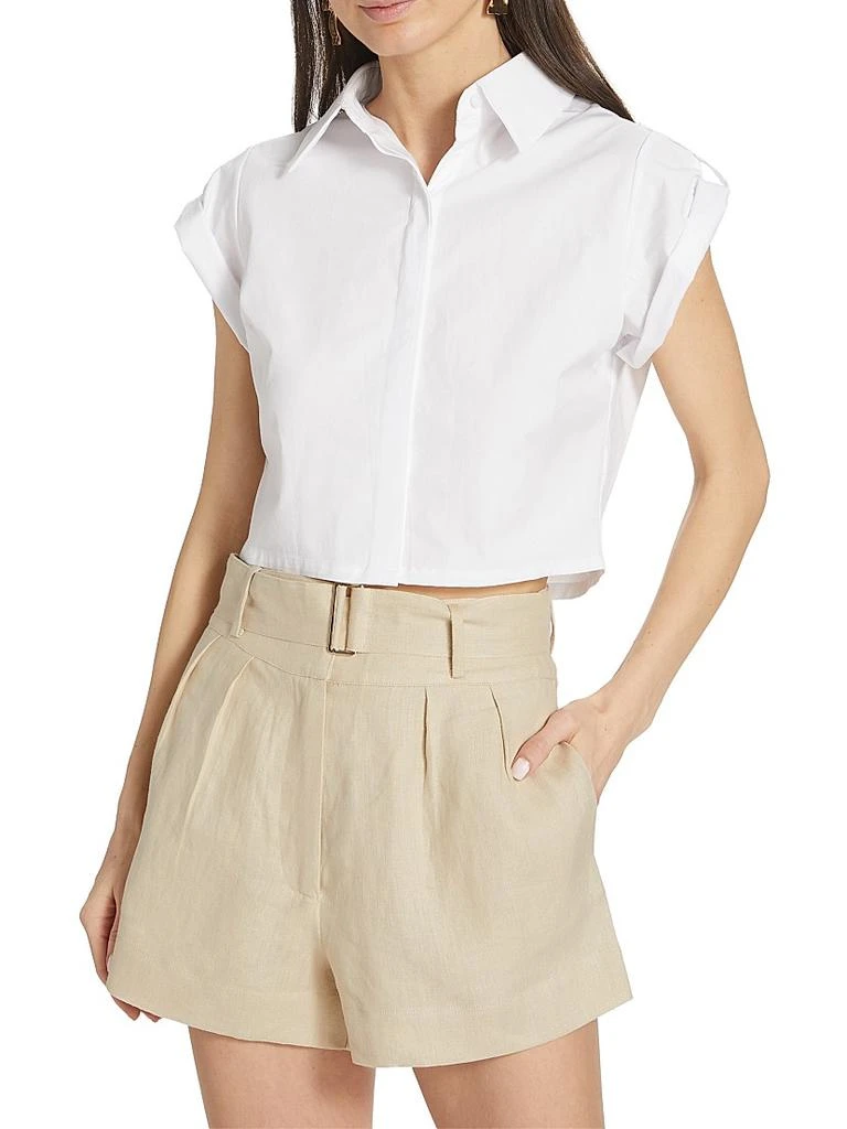 Hevron Leonora Cotton Crop Top 3
