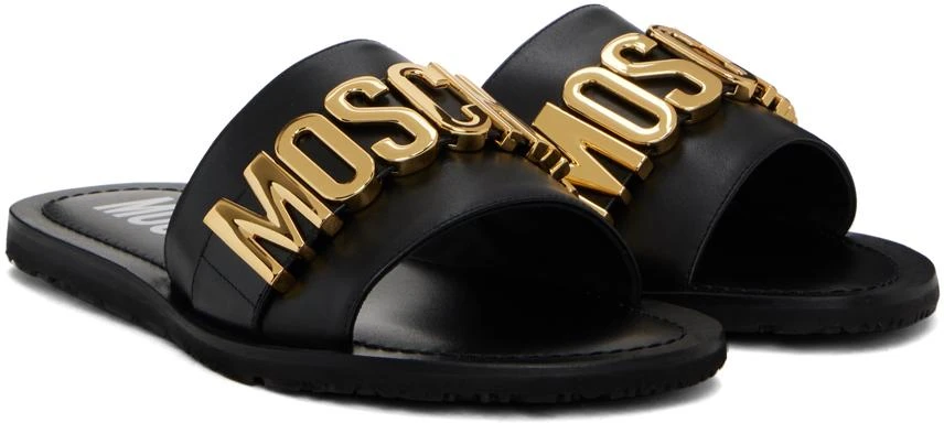 Moschino Black Moschino Sandals 4