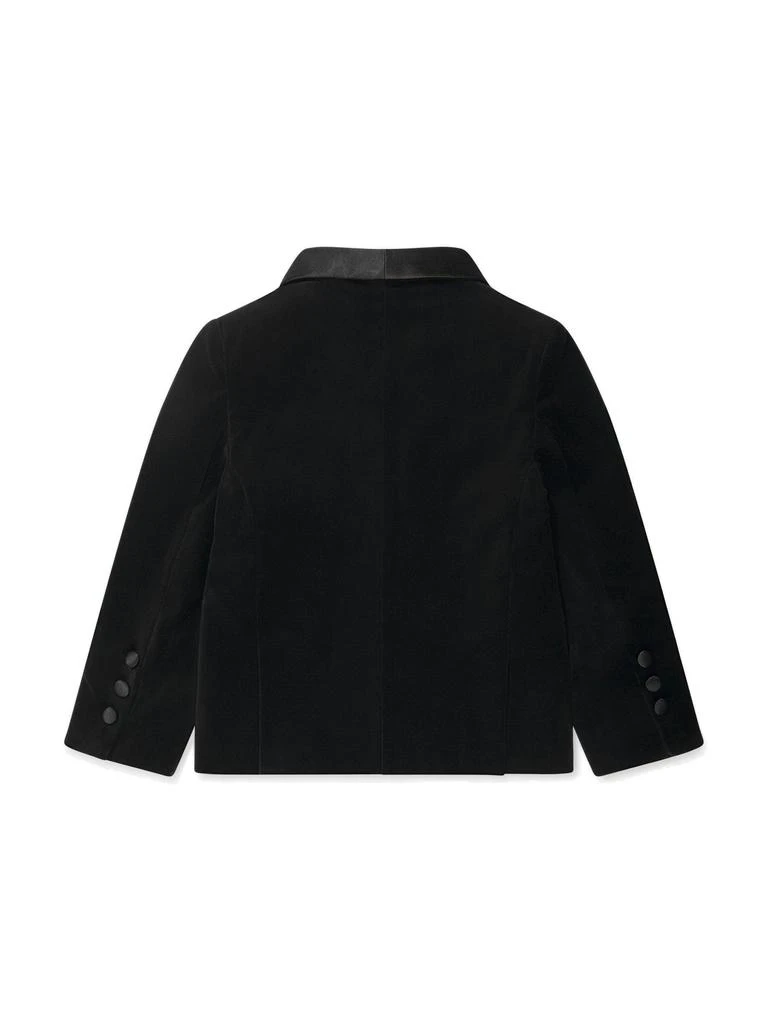 Patachou Patachou Handkerchief Detailed Velvet Party Blazer 2