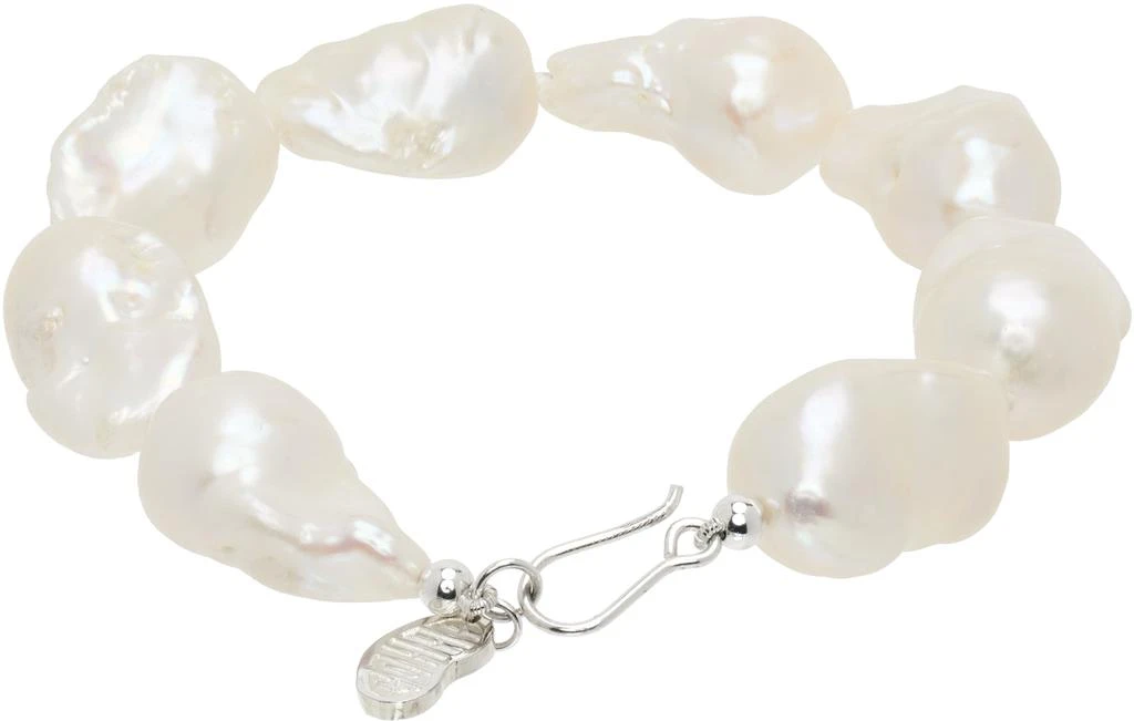 Gohar World White Host Baroque Pearl Bracelet 2