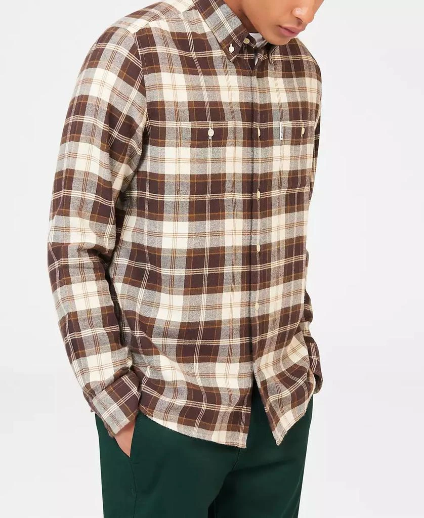 Ben Sherman Men's Brushed Plaid Shirt 1