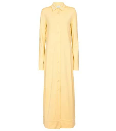 Jil Sander Stretch-jersey shirt midi dress 1