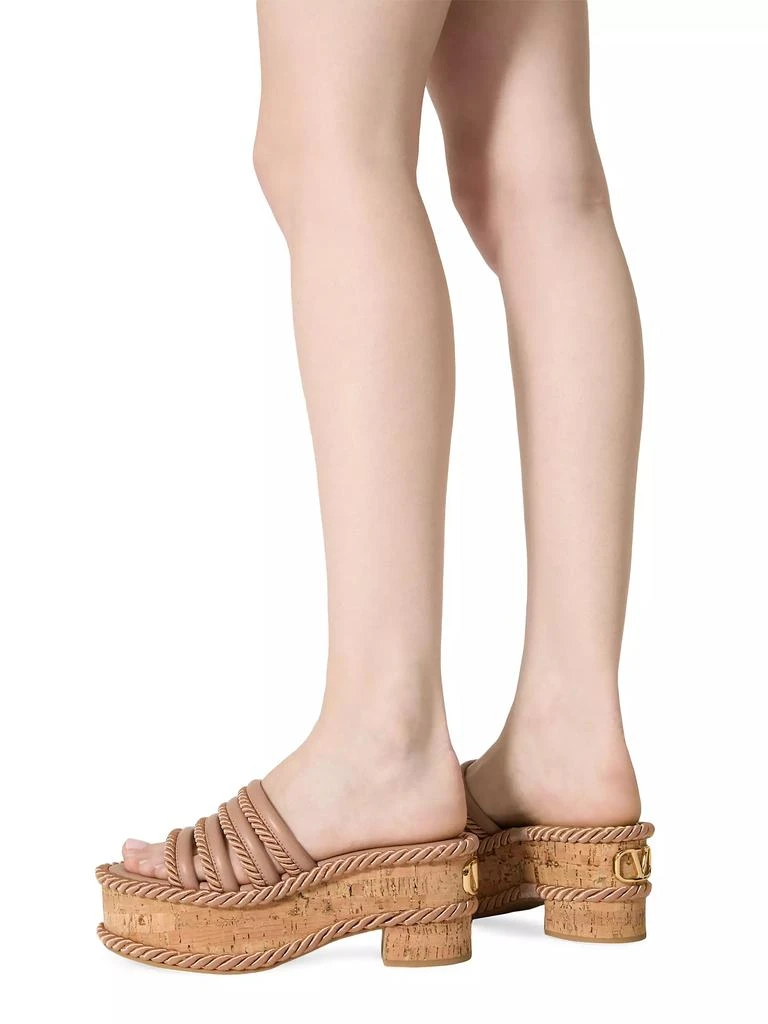 Valentino VLogo Summer Blocks Flatform Sandals 80MM 6