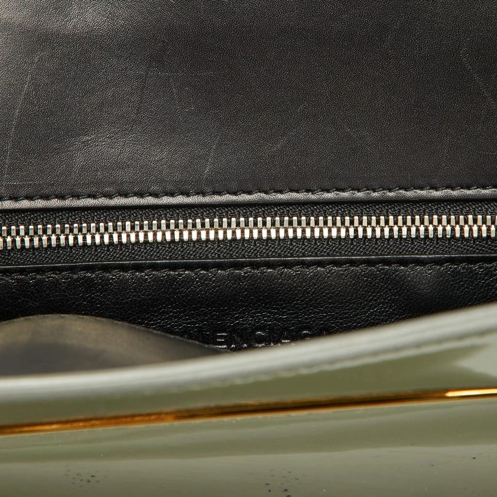 Balenciaga Balenciaga Grey Patent Leather Small Cable Shopper Tote 9