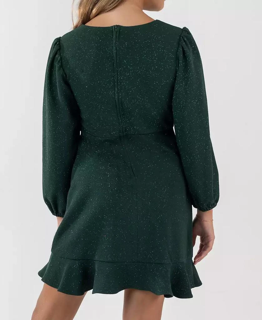 Rare Editions Girls
7-16 Ruffle Detail Wrap Dress 3