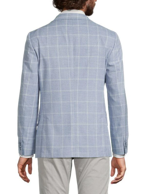 Original Penguin Windowpane Check Slim-Fit Blazer 2