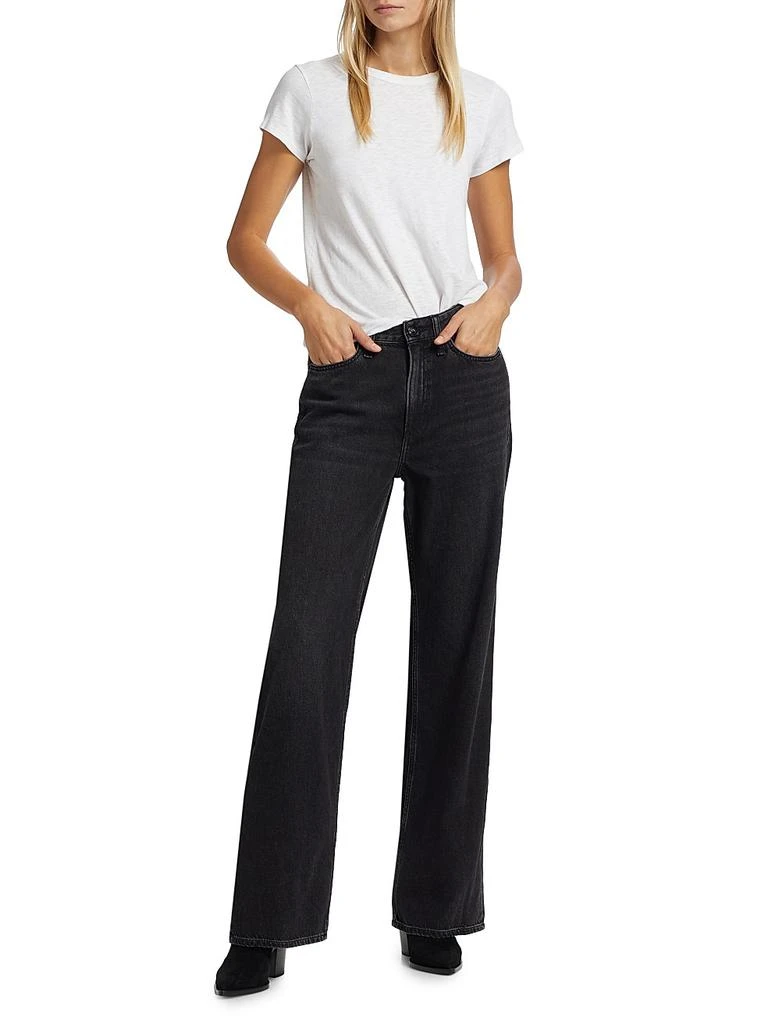 Rag & Bone Logan Mid-Rise Wide-Leg Jeans 2