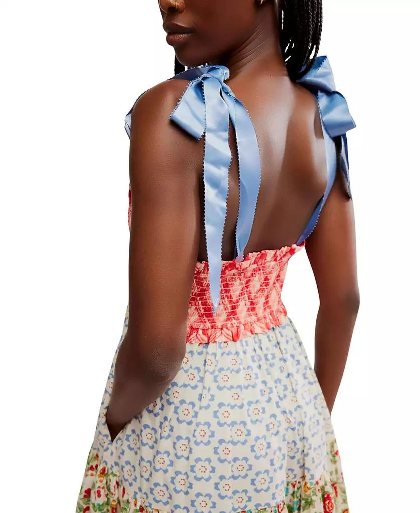 Women's Bluebell Cotton Mixed-Print Tiered Maxi Dress  On Sale Now with Up  to 61% Off | Discover Exclusive Deals & Savings at BeyondStyle  Authentic  Free People dress|women's fashion|dresses with Limited-Time