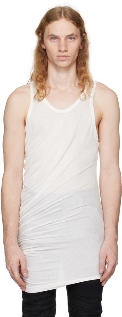 Julius White Drape Tank Top