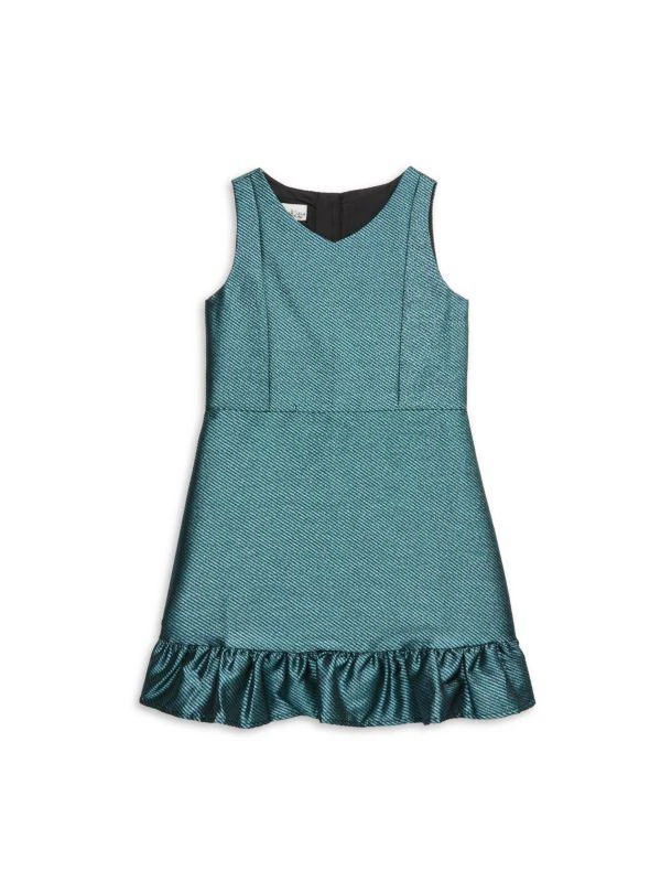 Pippa & Julie Girl's Hazel V-neck Dress 1