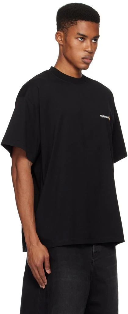 Vetements Black 'Vetements.com' T-shirt 2