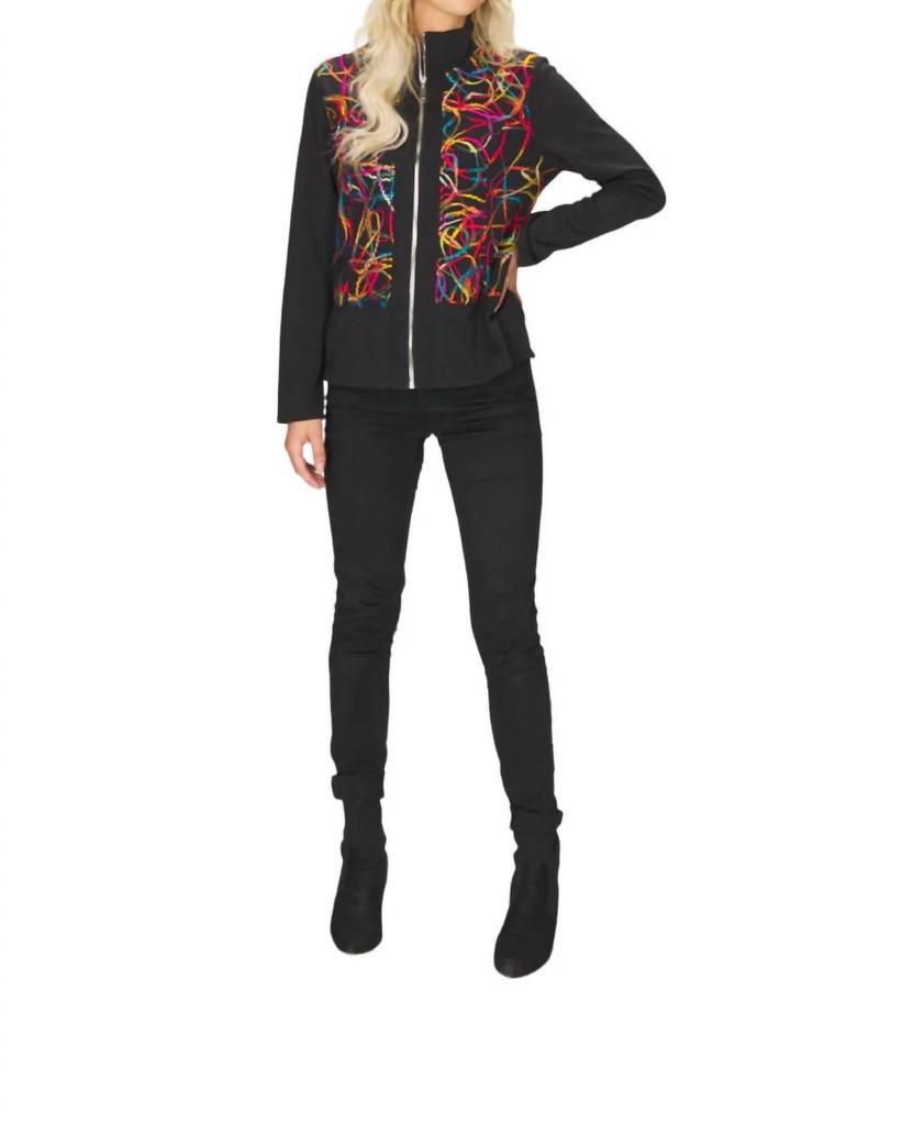 Papillon Papillon - Olenna Yarn Accent Bomber Jacket