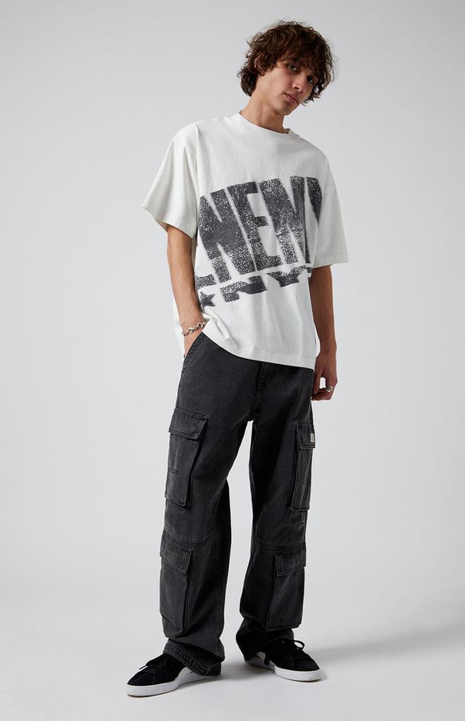 PacSun Black Baggy Cargo Jeans