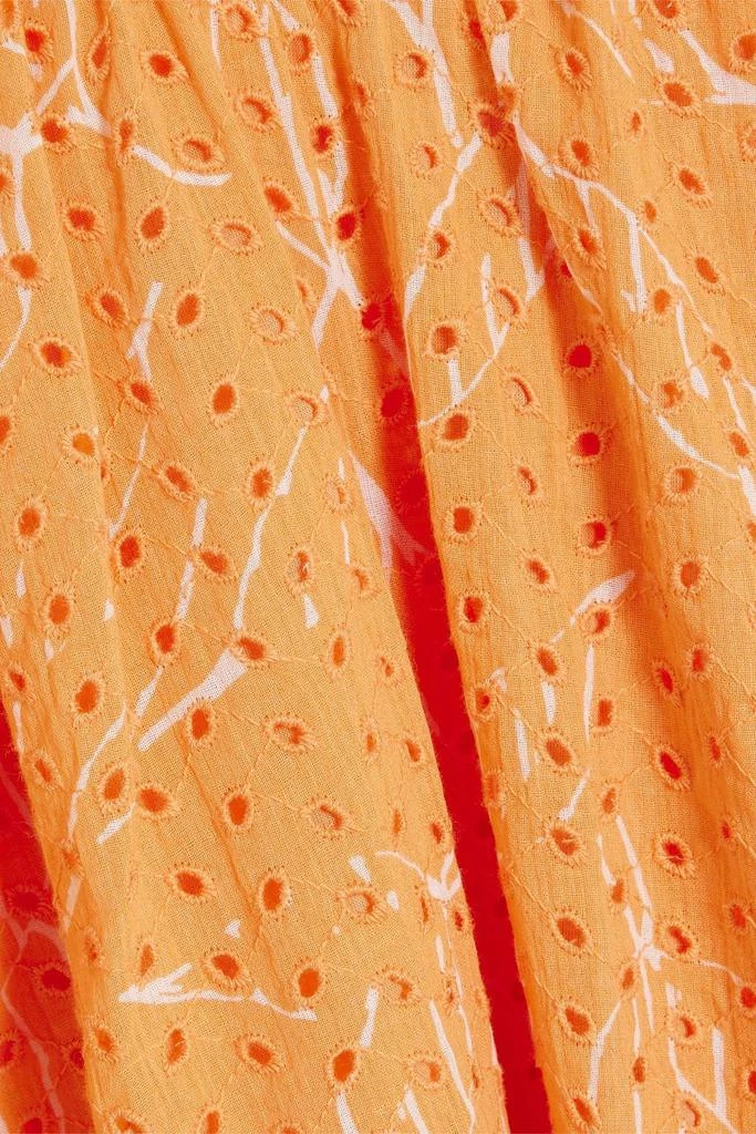 Joie Tillman printed broderie anglaise cotton mini dress 4