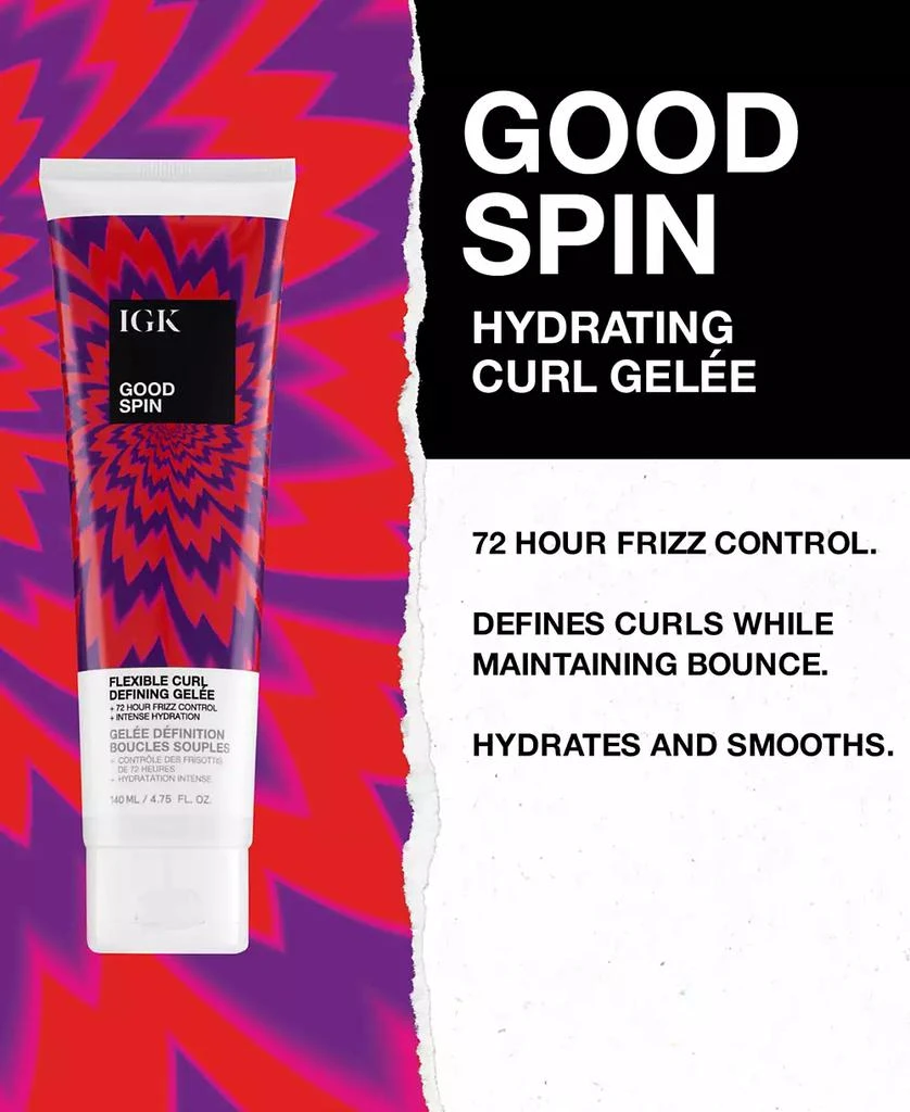IGK Hair Good Spin Flexible Curl Defining Gelée 6