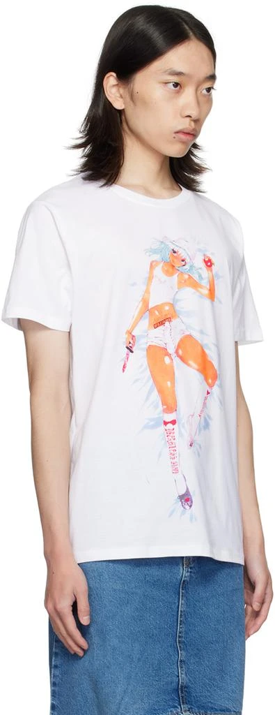 Ashley Williams White Brandon Danny T-Shirt 4