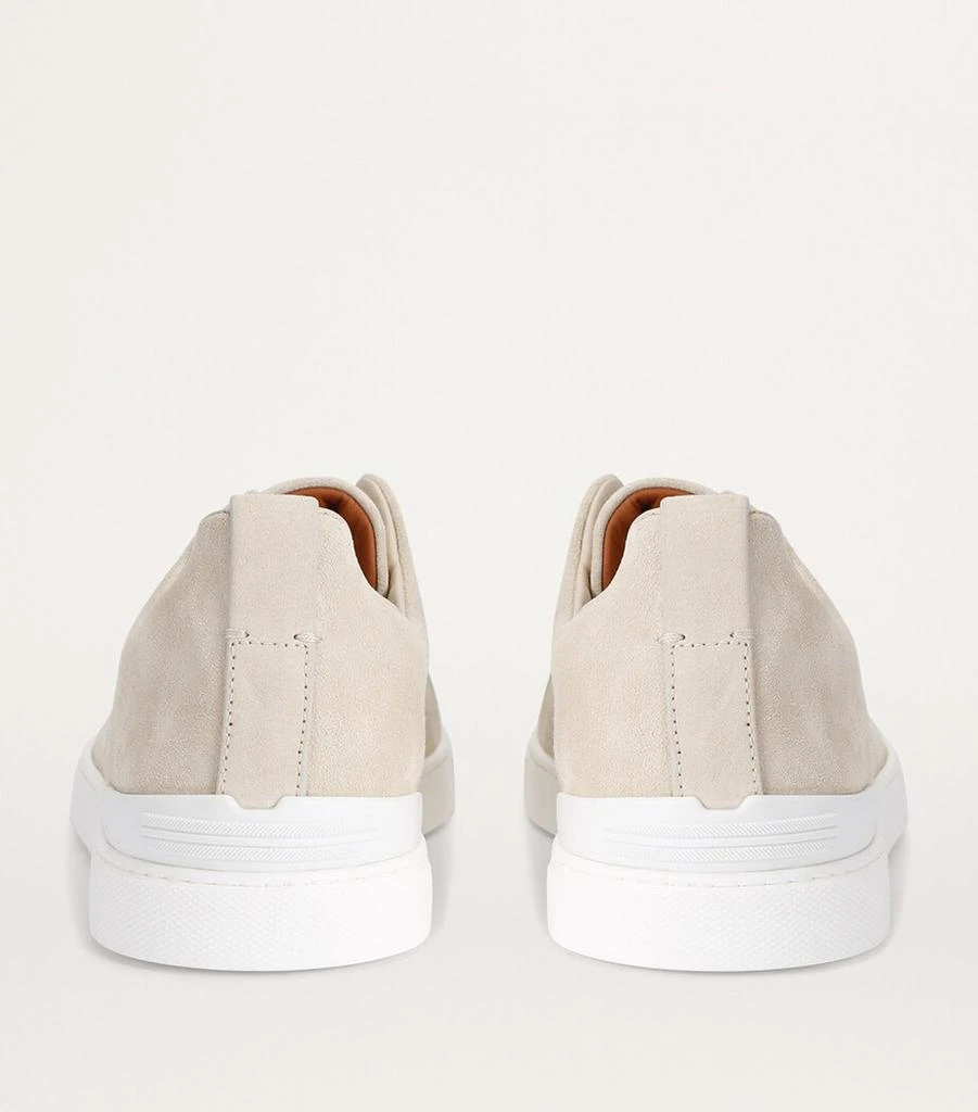 Zegna Leather Triple Stitch Sneakers 2