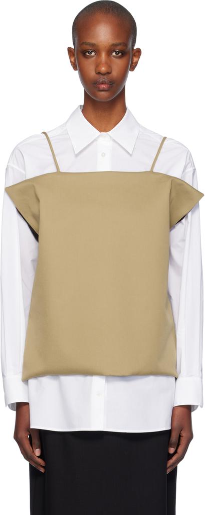 La Collection Beige Panarea Top