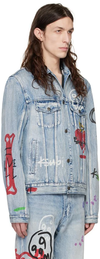 Ksubi Blue Juice WRLD 999 CLUB Edition Classic Trip Denim Jacket 2