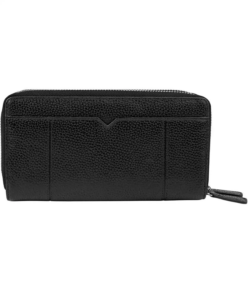 Mancini Leather Goods Fifth Avenue RFID Secure Double Zipper Wallet 4
