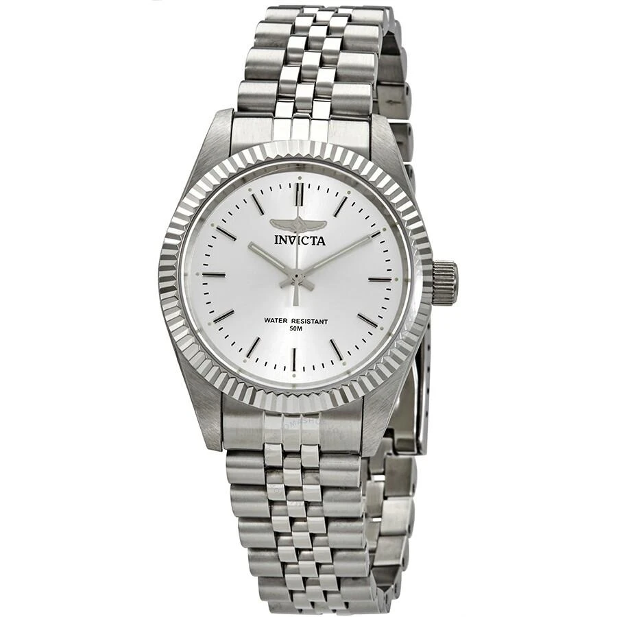 Invicta Specialty Silver Dial Stainless Steel Ladies Watch 29396 1