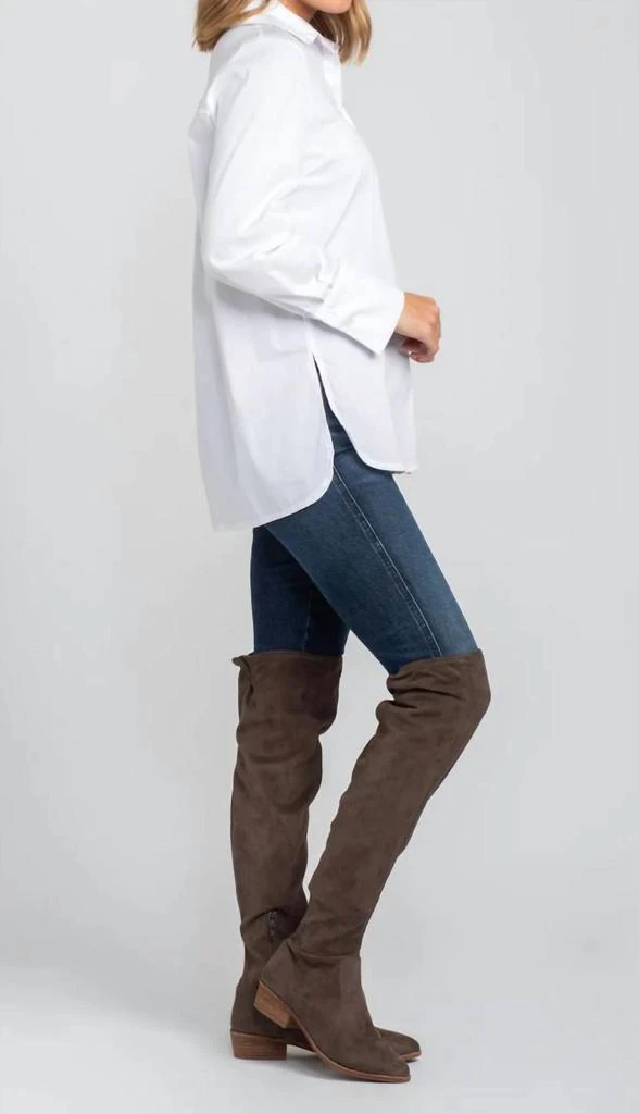 Cobblestone Living Jordan Shirt In White 2