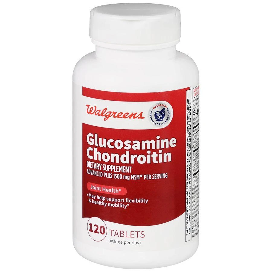 Walgreens Glucosamine Chondroitin Advanced Plus 1500 mg MSM Tablets (40 days) 1