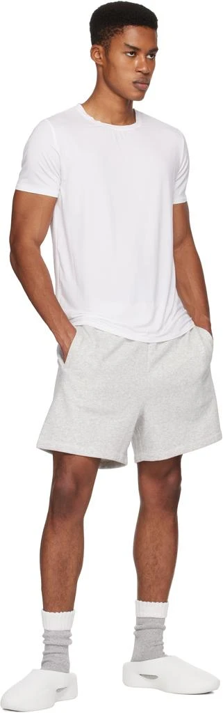 SKIMS Three-Pack White SKIMS Stretch T-shirts 4