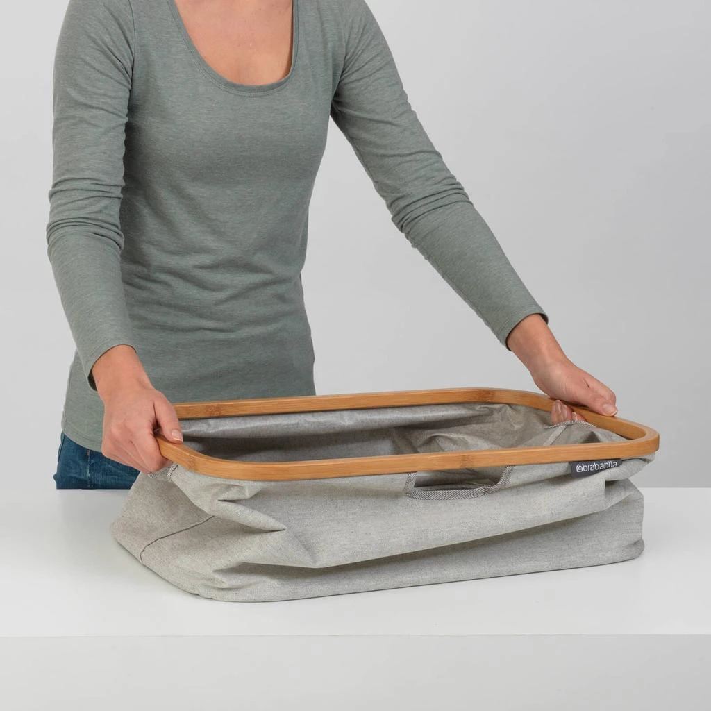 Brabantia Brabantia Foldable Laundry Basket - 40L - Grey 2